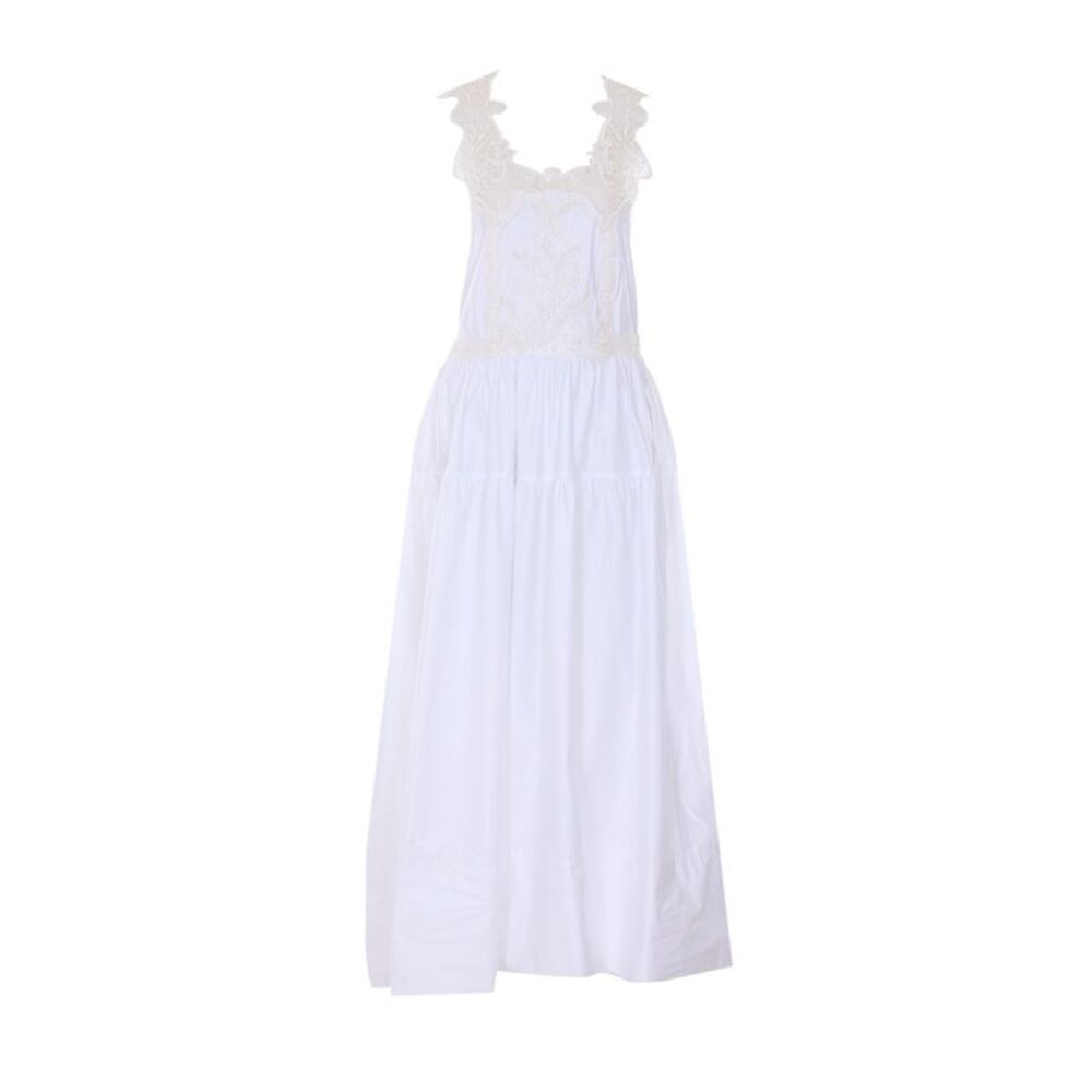 Maurizio Women Lace Detail Midi Dress